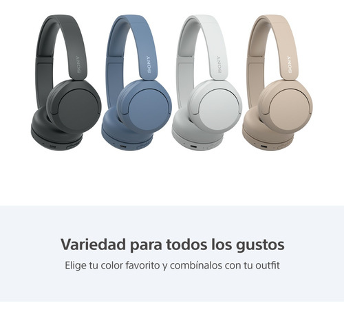 Audífonos Inalámbricos Wh-ch520 Color Blanco