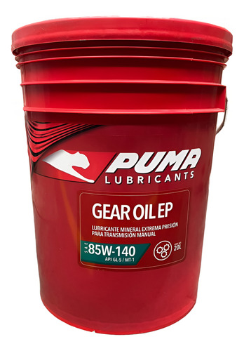 Aceite Puma Gear Oil Ep 85w 140 20 Lts.