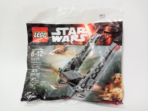 Lego Star Wars Force Awakens Kylo Ren Shuttle Set 30279 017 (Usado)