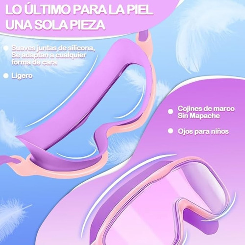 Gafas De Natación Ajustables De Silicona Para Niños 2pz