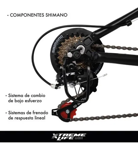 Bicicleta Montaña Aluminio Talla L R-29 21V Doble Suspensión