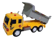 Comprar Camión Constructor Volquete Sonido Y Luz A Fricción Truck