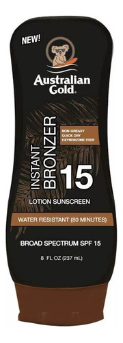 Australian Gold Protector Solar Spf 15 Lotion Bronzer 237 Ml