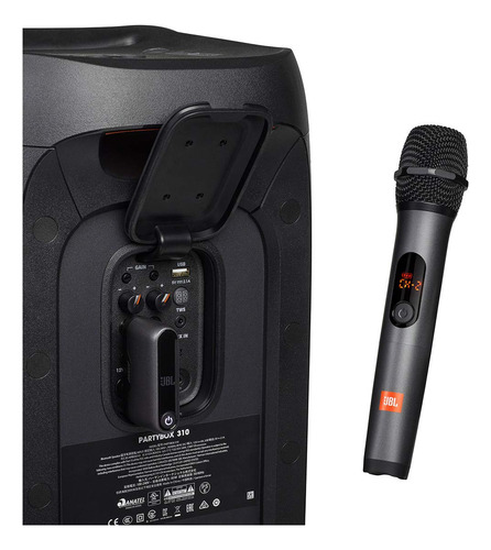 Sistema De Micrófono Inalámbrico Jbl Con Receptor De Doble C