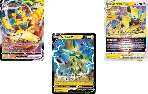 Box Pokémon Coleção De Batalhas Zeraora VMAX E V-ASTRO 