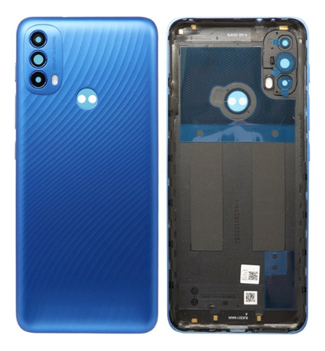 Tapa Trasera Carcasa Original Xt2159-2- Moto E30 Azul