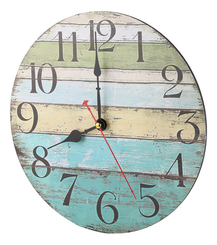 Reloj De Pared Decorativo Vintage Que No Hace Tictac