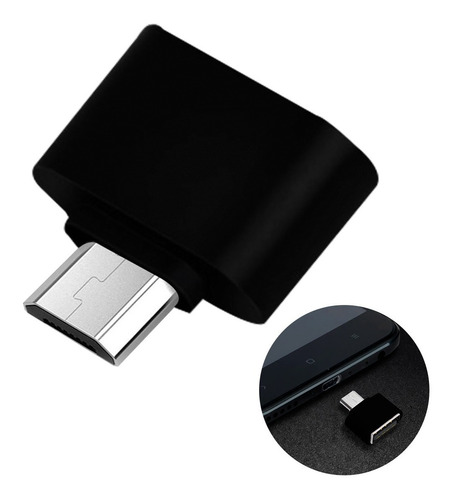 Cable Adaptador Otg Usb Hembra A V8 Memorias Mouse Teclado