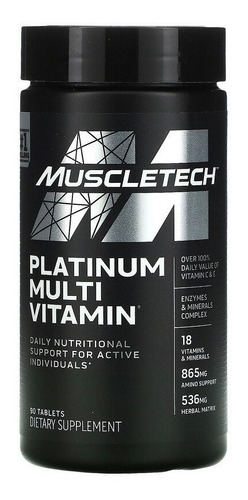 Platinum Multi Vitaminico 90 Caps.