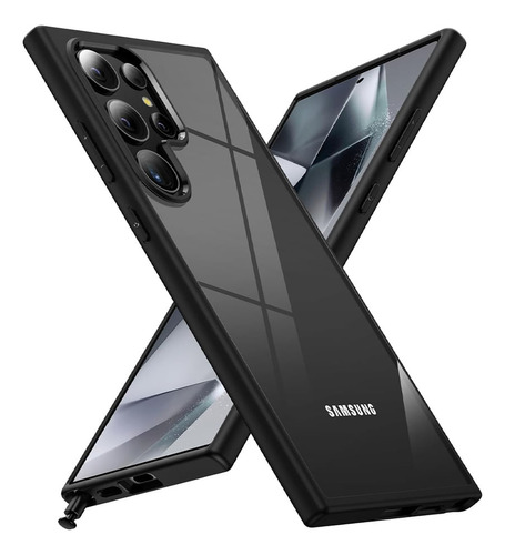 Case Para Samsung S24 Ultra Amortiguador De Choques Negro