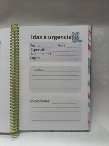 Libreta Pediátrica - Bebés Y Niños