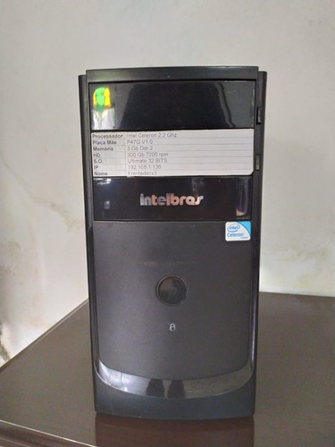 Computador Completo Placa P47g, Processador Celeron, Memoria