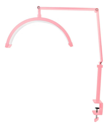 Luminária Led Ring Light Meia Lua Extensão Cilios Estética