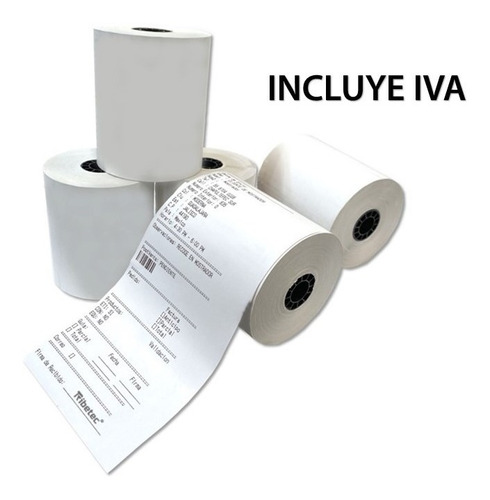 Imagen 4 de 9 de Caja Papel Rollo Termico 80x70 Mm 50 Pzas Alto Rendimiento