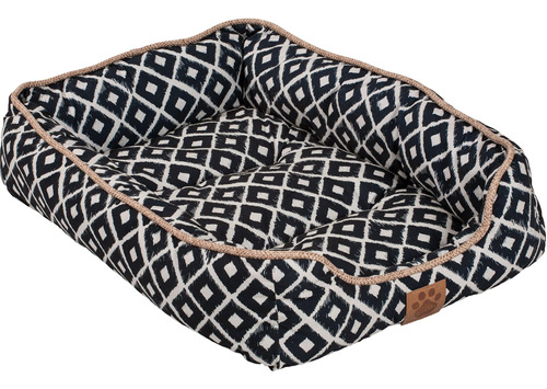 Cama Con Cajón Precision Pet Snz Ikat, Azul Marino, 24 Por 1