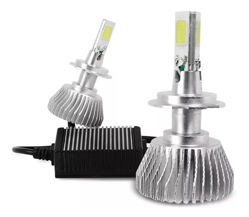 Par Lampadas Farol Carro Led 3d Tipo Xenon H7 9000 Lumens