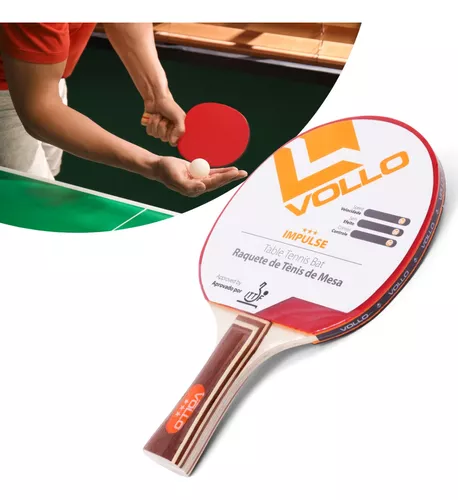 Raquete Tenis De Mesa Ping Pong Table Tennis Profissional 3*