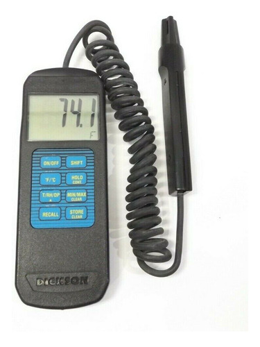 Used Dickson Th300 Temperature & Humidity Meter 0 To 95% Aam