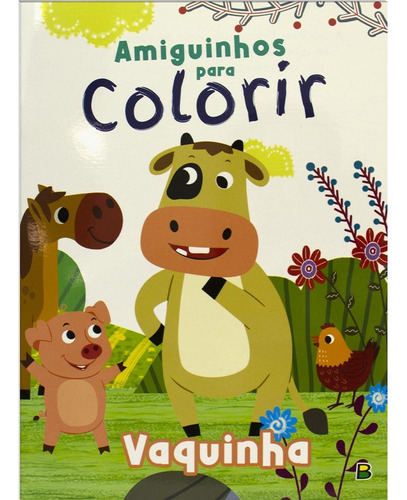 Amiguinhos para Colorir: Vaquinha, de © Todolivro Ltda.. Editora Todolivro Distribuidora Ltda., capa mole em português, 2022