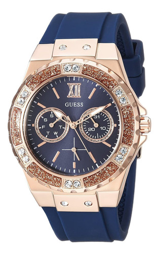 Reloj Mujer Guess U1053l1 Cuarzo Pulso Azul Just Watches