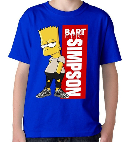 Remeras Camisetas Bart Simpson Para Adulto Y Más 