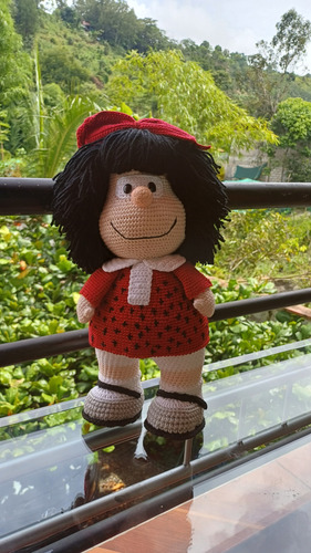 Muñeca De Mafalda De 40 Cm Hecha A Mano