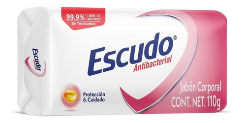 Jabon Corporal Escudo Antibacterial Barra 110gr