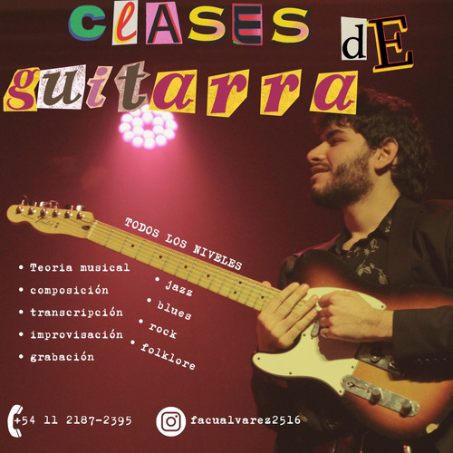 Clases De Guitarra-armonia-composición Musical! Monte Castro