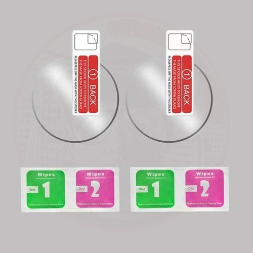 Imagen 4 de 7 de Mica X2 Vidrio Compatible Samsung Galaxy Watch 4 (44mm)