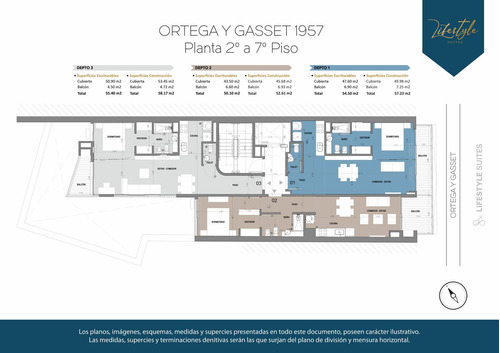 Venta Departamento De 1 Ambiente Divisible En Las Cañitas - En Construcción, Apto Blanqueo