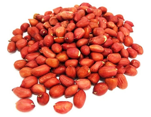 Amendoim Vermelho Crú C/ Pele - 2 Kg