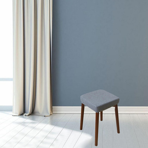 Taburete De Tocador Elástico Funda De Asiento Funda Gris B