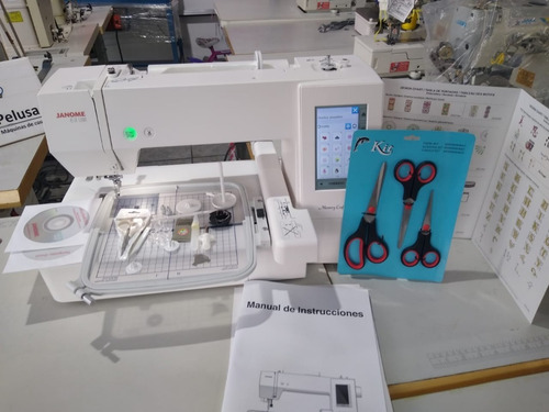 Imagen 5 de 7 de Bordadora Janome 400e + Tijeras + Hilos De Regalo!!!