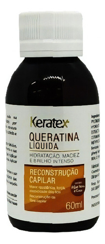 Queratina Liquida Keratex Reconstrução Capilar 60ml