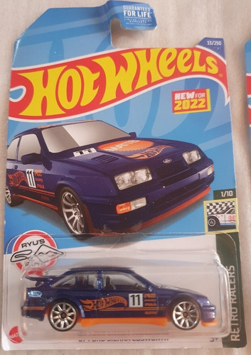 Hot Wheels Serie Retro Racer Mod Ford Sierra 87.  1:64