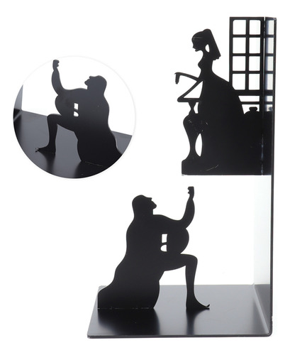 Soporte Para Libros Con Forma De Sujetalibros De Hierro Forj