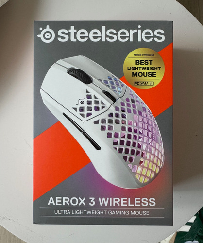 Mouse Steelseries Aerox 3 Wireless Snow Color Blanco