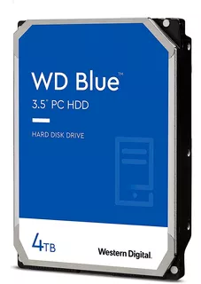 Disco Duro Western Digital 4tb Blue 256mb 5400rpm Sata 3 Pc