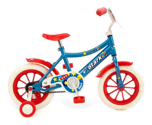 Bicicleta Infantil Rodado 12 Stark 6016 Space Varon Tio Musa