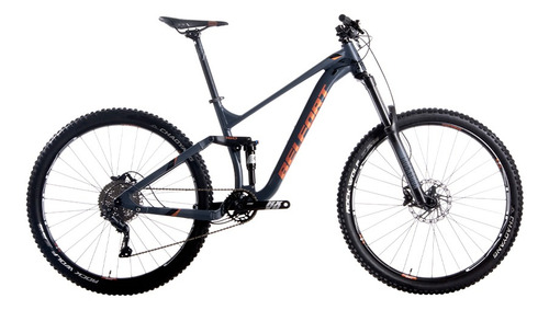 Imagen 1 de 3 de Mountain bike Belfort Bikes Balam 35 Silver 2022 R29 10v frenos de disco hidráulico cambio Shimano Deore CS-M4120 color grafito/naranja