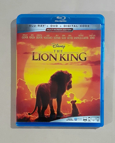 The Lion King ( El Rey León - 2019 ) Blu-ray + Dvd Original