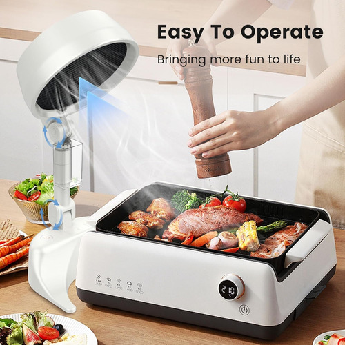 Campana Extractora Portátil Para Cocina Con Filtro De Humo