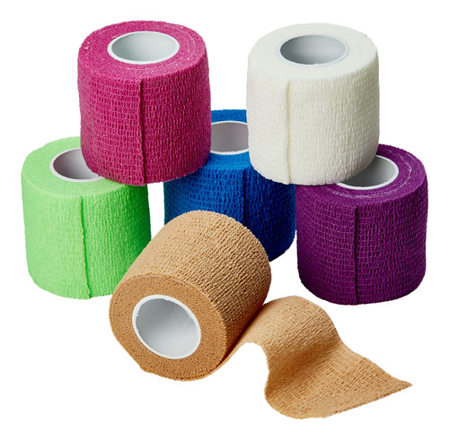 Medca Self Adherent Cohesive Wrap Bandages 2 Inches X 5 Yar.