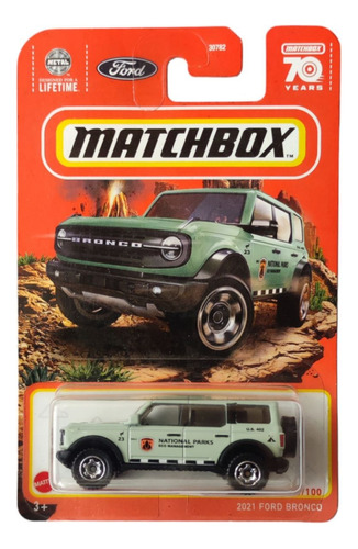 Ford Bronco Camioneta Matchbox Original