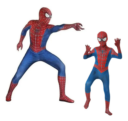 Disfraz De Hombre Araña Adulto Niños Cosplay