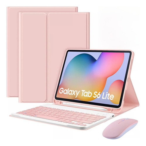 A Funda C/teclado Ratón Lápiz For Galaxy Tab S6 Lite 10.4''