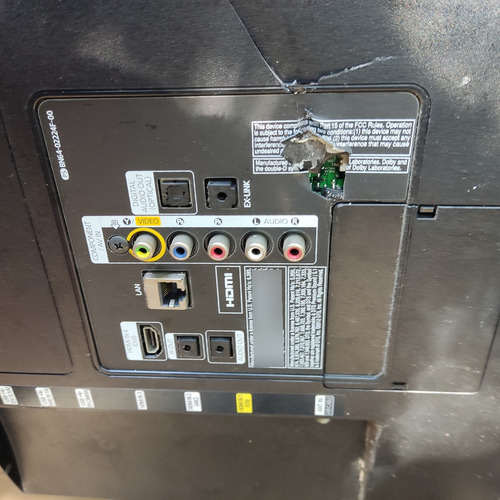 Pantalla De Televisión Samsung Un50f6400 Se Vende Por Partes (Usado)