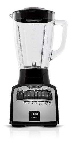 Licuadora 14 Vel Infinyforce Xl 550w Vaso Vidrio T-fal Tefal Color Negro