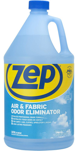 Eliminador De Olores Zep Air & Fabric, 128 Oz, Azul