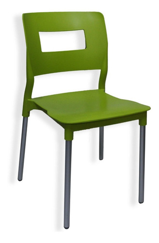 Silla Jardín Comedor Restaurante Bar Cafetería Estructura De La Silla Verde